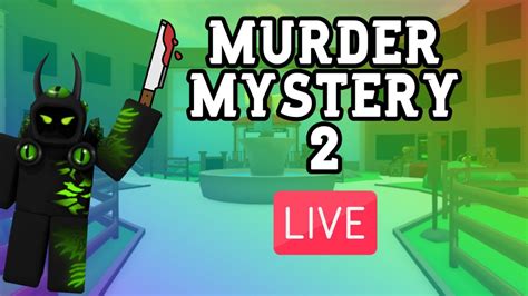 🔴 Live Playing Mm2 With Fans Roblox Youtube