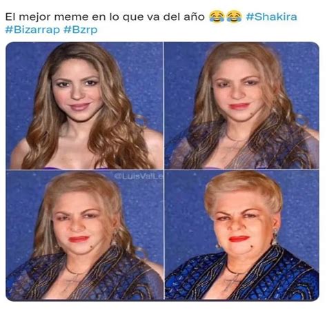 El mejor meme en lo que va del año Shakira Bizarrap Bzrp Memes