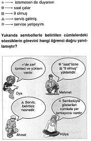8. Sınıf Türkçe Cümlenin Öğeleri Test 12
