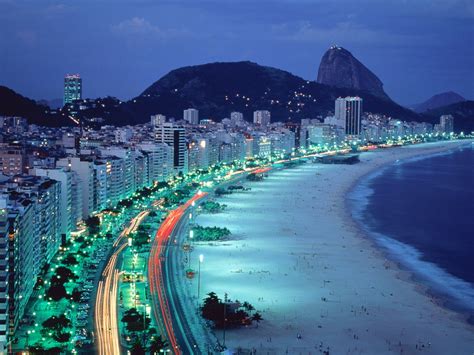 The Most Beautiful Places On Earth Copacabana Beach Rio De Janeiro