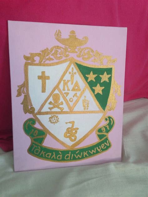 Kappa Delta Crest Canvas