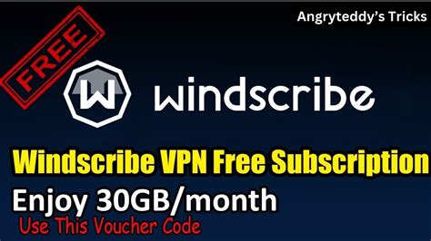 Windscribe Vpn 30gbmonth Free Code For A Year 2023 Windscribe