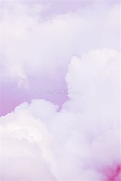Fantasy And Dreamy Pink Sky Spiritual And Nature Background Stock