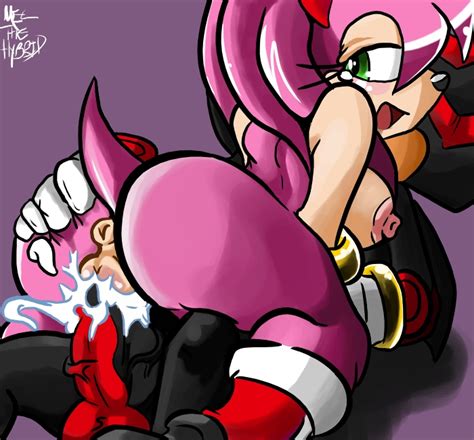 Rule 34 Amy Rose Anthro Anus Ass Blush Breasts Color Cum