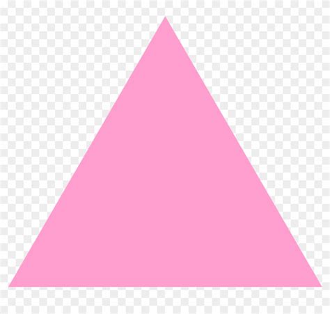 Triangle Transparent Translucent Pink Triangle Transparent Hd Png