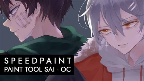Anime Speedpaint Oc Paint Tool Sai Youtube