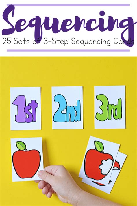 3 Step Sequencing Cards Printables For Preschoolers S
