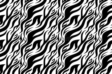 Zebra Print Stripes Animal Skin Tiger Stripes Abstract Pattern