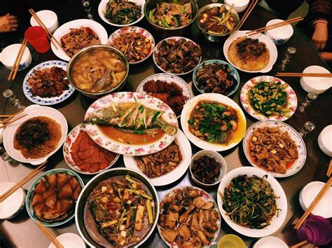 The cny foods are part of the chinese new year tradition, according to the tradition it is necessary to serve a whole fish, pork and chicken dish. Lunar New Year dinners across China- China.org.cn