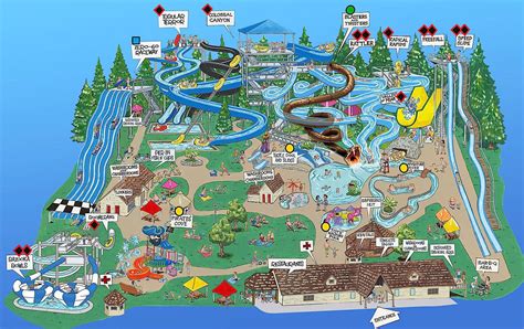 Map Of Cultus Lake Waterpark Bcs Biggest And Best Waterpark Only An