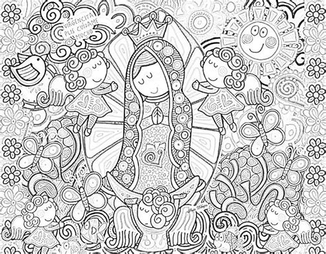 See more ideas about coloring books, adult coloring pages, coloring pages. La Virgen De Guadalupe Coloring Pages - Coloring Home