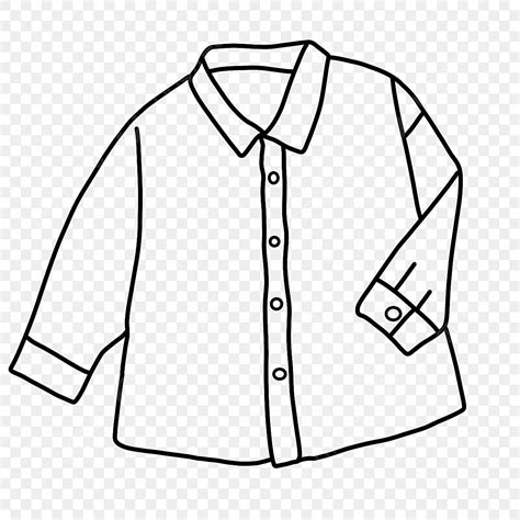 Long Sleeve Button Shirt Clipart Black And White Lip Drawing Shirt