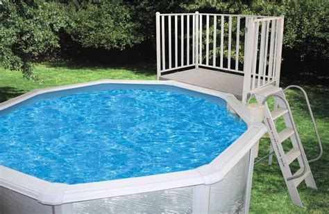 As mentioned above low level floating decks are an amazing solution for patio deck project. Above Ground Pool Free Standing Deck - Splash Pools ...