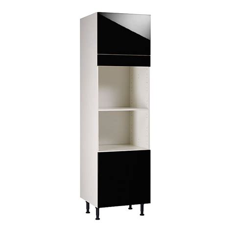Découvrez en plus sur notre produit metod caisson arm réfrig/four, blanc, 60x60x200 cm. Meuble de cuisine Gossip noir façade 2 portes + bandeau ...
