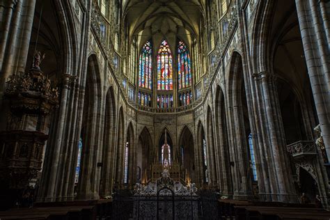 St Vitus Cathedral Interior Interior Of The Amazing Cathe Flickr