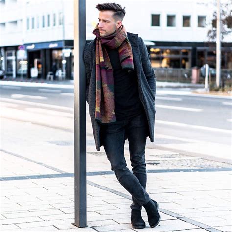 Guys Outfits With Scarves 26 Ways To Wear A Scarf For Men Estilos