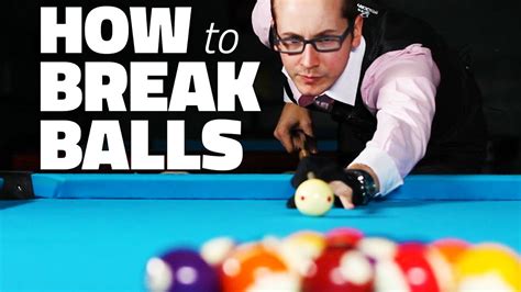 Billiards Tutorial How To Break Ball In Pool Youtube
