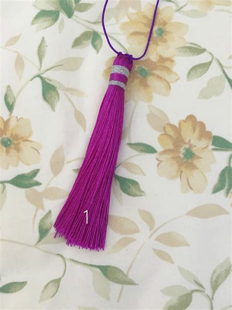 Tassel 1pc Silk Thread Long Tassel Purple Tassel Lavender Etsy
