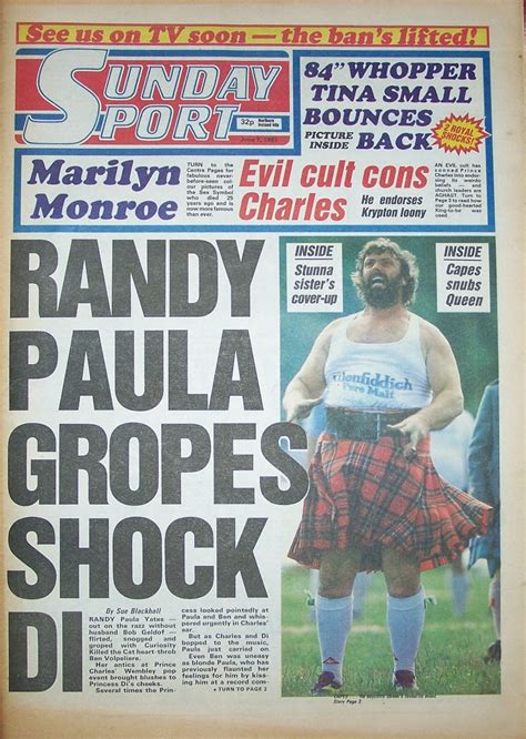 Sunday Sport Newspaper 7th June 1987