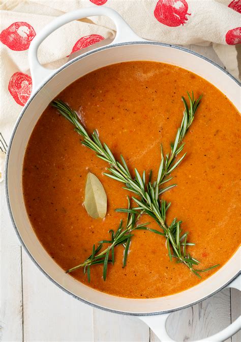 Creamy Roasted Tomato Soup With Basil A Spicy Perspective