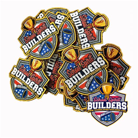 Embroidery Patches School Spirit Builders Llc