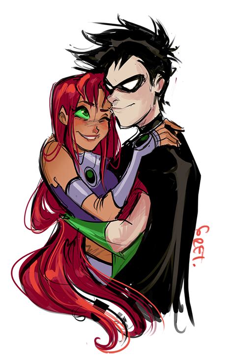 Pin On Dc Tt Robin And Starfire