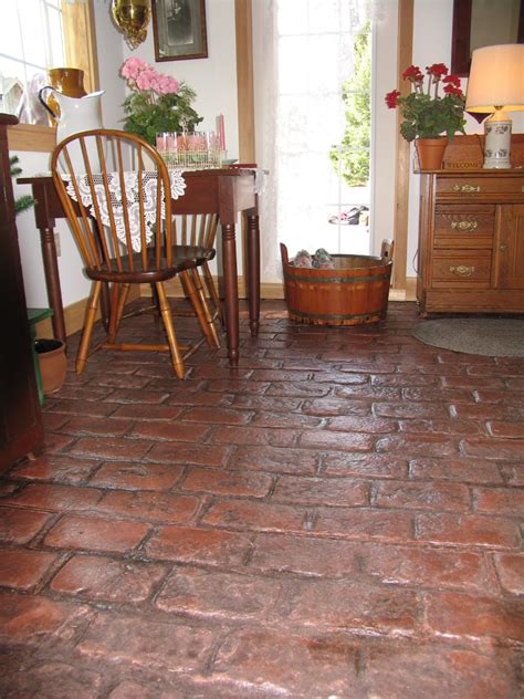 Interior Stamped Concrete By Concrete Authority Hand Crafted Projects