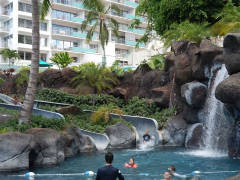Lagoon Pool At The Hilton Hawaiian Village Honolulu Hawaii Usa