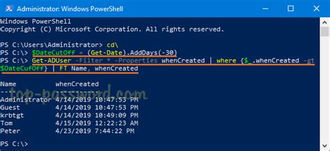 Tracking active directory user and computer account deletions is an important part of your it security plan. How to Find AD User Creation Date in Windows Server ...