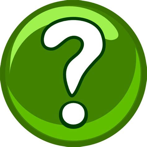 Download High Quality Question Mark Clip Art Green Transparent Png