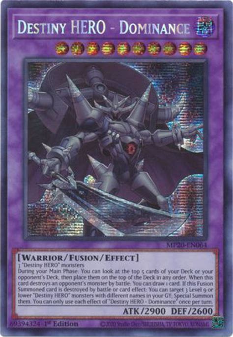 YuGiOh 2020 Tin of Lost Memories Single Card Prismatic Secret Rare