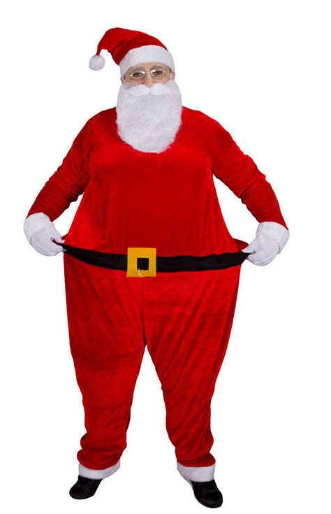 Santa Claus Fat Suit I Love Fancy Dress
