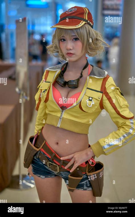 Cosplay Sexy Girl Comic Con Costume Bangkok Thailand Southeast Asia