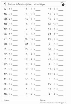 Mathe) heute gibt es ein paar schlichte abs zum zehnerübergang in der 1. Matheaufgaben Klasse 2 Einmaleins Zum Ausdrucken Schön ...