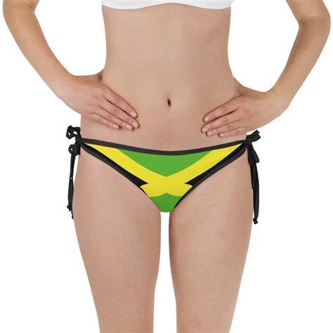 Jamaica Bikini Bottom Sexy Panties With Ties Straps Jamaican Etsy