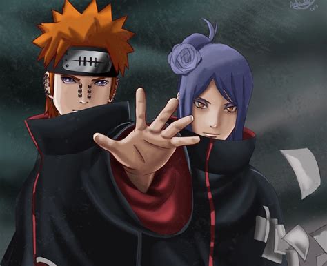 Pain And Konan By Aprilelvidge Naruto Vs Sasuke Pain Naruto Naruto