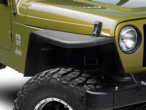 Jeep Tj Flat Fenders Poison Spyder With Lightsandreplacement