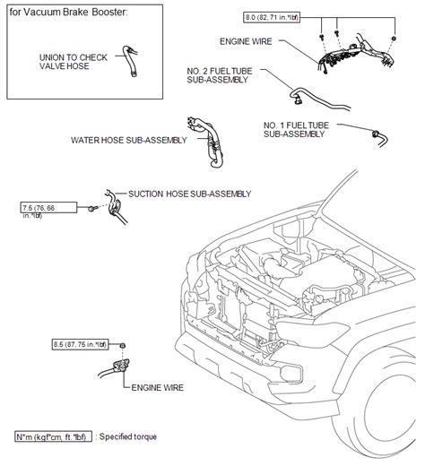 Toyota Tacoma 2015 2018 Service Manual Components Engine Assembly