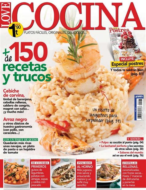 Love cocina 0916 con imágenes Recetas para cocinar Revistas de