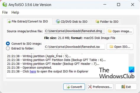 Comment Convertir DMG En ISO Sous Windows 11 10 Moyens I O