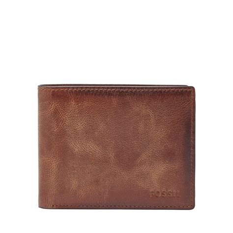 Fossil Ml3681200 Mens Wallet In Brown For Men Lyst