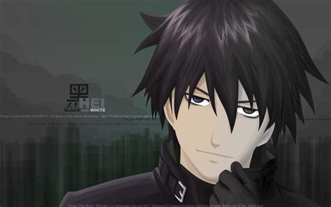 However some of the best anime characters have black hair, including monkey d. Hei - Darker than Black HD Wallpaper | Background Image ...