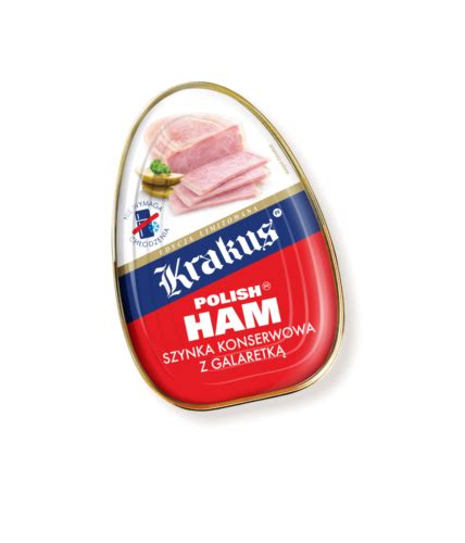 Krakus Polish Premium Canned Ham Preserved Meat 455g 1lb
