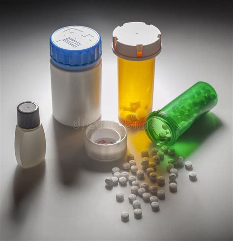 Pills Drugs And Bottles Stock Image Image Of Addiction 35551745