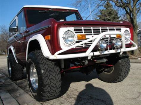 Find Used 1976 Ford Bronco Rust Complete Frame Off Restoration In