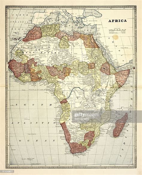 Map Of Africa 1884 High Res Vector Graphic Getty Images