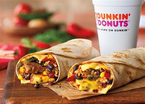 From breakfast bowls to coffee, here are our recommended healthy dunkin' menu items. Dunkin Donuts to Release new GranDDe Burrito Monday - Fast ...