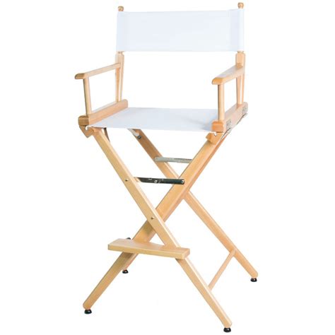 Filmcraft Pro Series Tall Directors Chair Ch19520wht Bandh Photo
