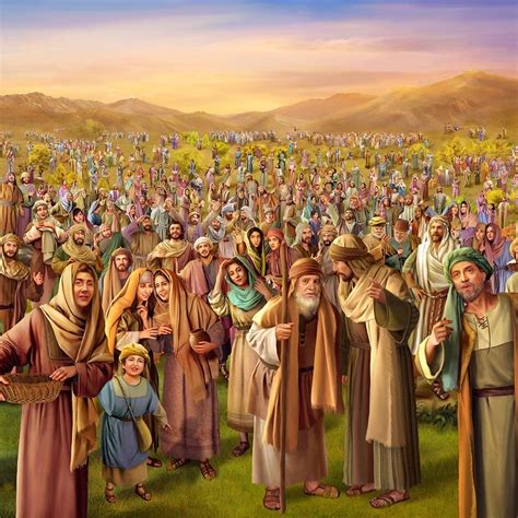 Jesus Feeds The Five Thousand Bible Pictures Christian Pictures