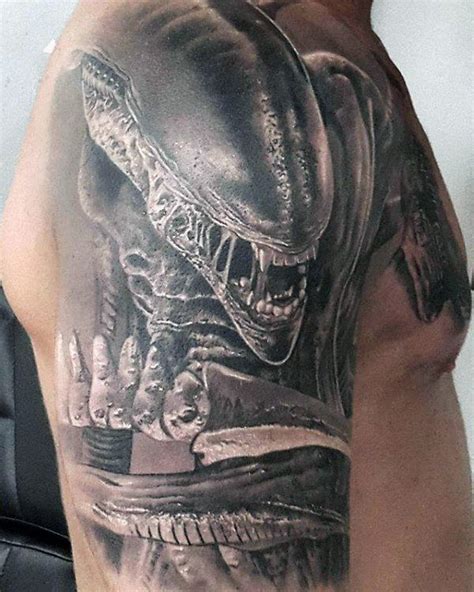 Top Alien Tattoo Ideas Inspiration Guide Rl Nyek Tetov L S K Pek